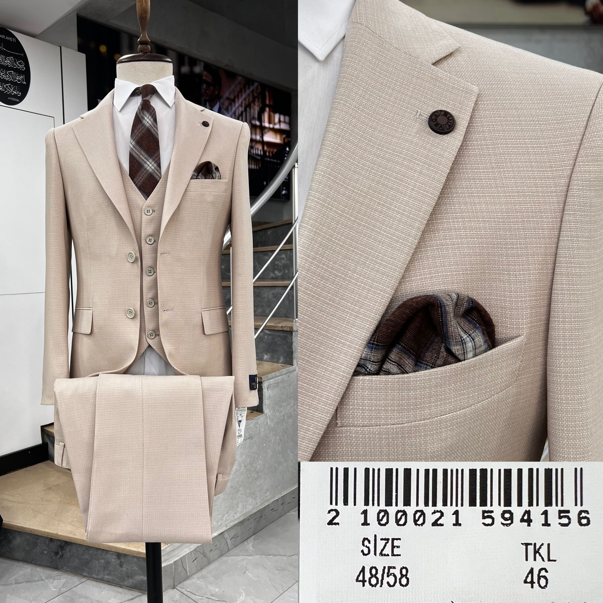 3PIECE RAMZOTTI SUIT