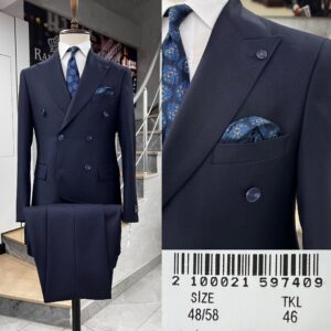 2PIECE DOUBLE BREASTED RAMZOTTI SUIT