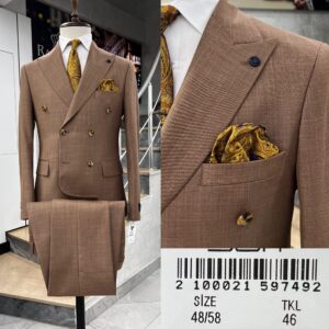 2PIECE DOUBLE BREASTED RAMZOTTI SUIT